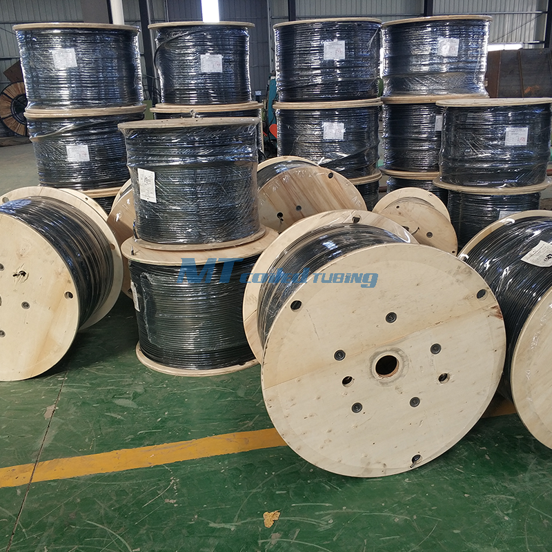 304/316 Stainless Steel Cold-rolled Control Line Tubing, ASTM A269 Chemical Injection Line Tube in Oil Drilling