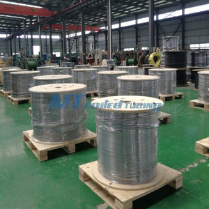 Alloy C276 /Uns N10276 Single Core Durable Hydraulic Welded Coiled Tubing Used in ESP System