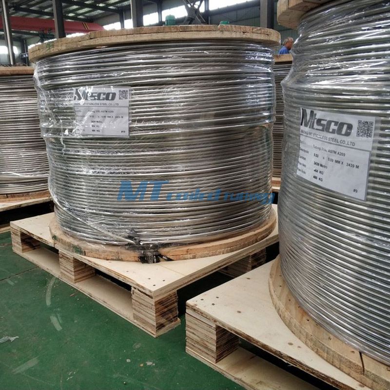 Downhole Used ASTM A789 Duplex Steel S32205/32750 Hydraulic Instrument Tubing With BV Certificate