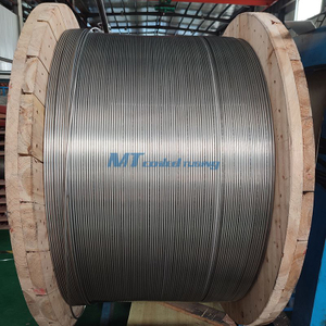 ASTM A789 2507/2205 Duplex Steel Cold Rolled ESP Spooling Capillary Tube