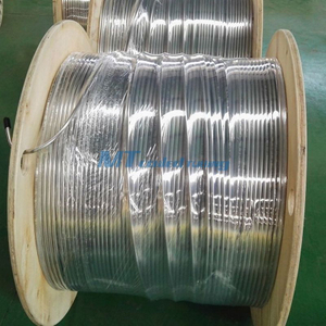 ASTM A269 Flame Retardant 316/316L Welded Coiled Tubing With CCS for Oil Field
